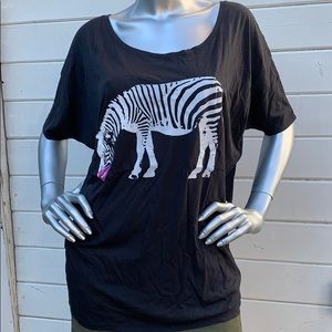 South Parade zebra tee